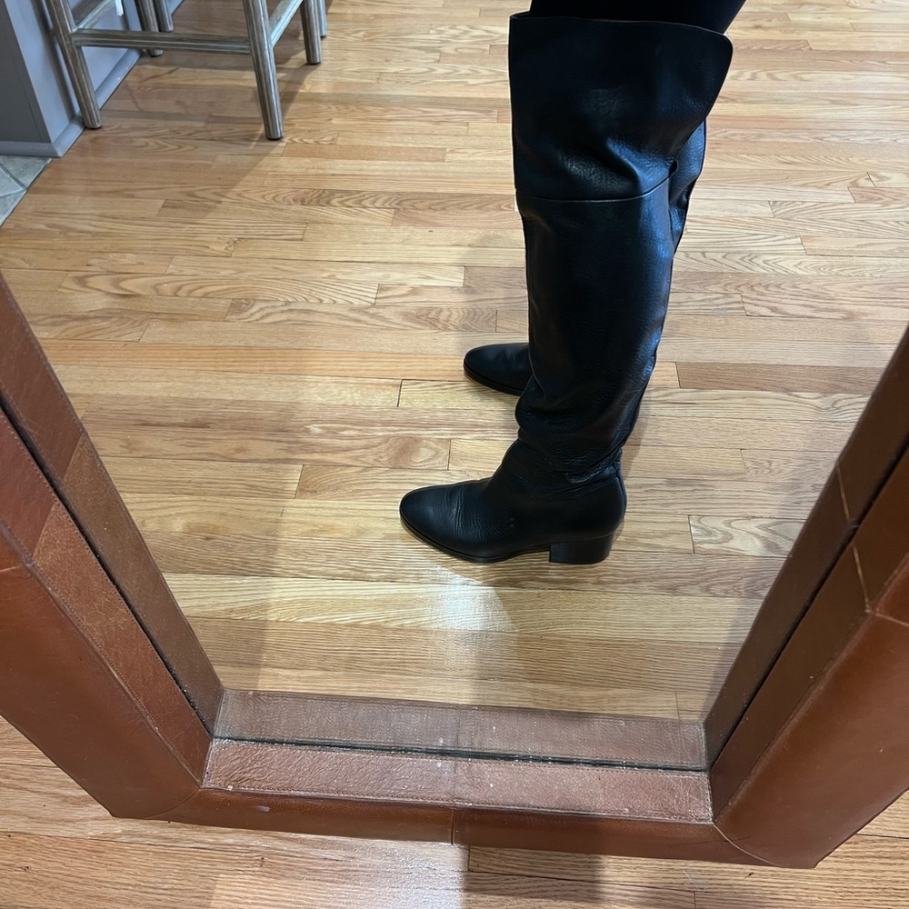 Lauren over the knee leather boots